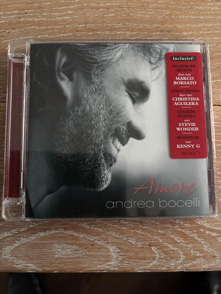 CD Andrea Bocelli - Amore, Cd's en Dvd's, Cd's | Klassiek, Zo goed als nieuw, Vocaal, Modernisme tot heden, Ophalen of Verzenden