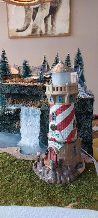 Lemax vuurtoren, Diversen, Kerst, Nieuw, Ophalen of Verzenden
