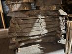 Dikke eiken schaaldelen boomstamplanken gedroogd 9 cm dik, Ophalen, Nieuw, Planken