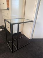 IKEA VITTSJÖ Laptop Bijzet tafel glas - 35x65 cm, Huis en Inrichting, Tafels | Sidetables, 50 tot 100 cm, Vierkant, Ophalen of Verzenden