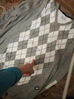 bijna nieuwe Trui BAILEYS Grijs Wit Noga ruiten Katoen L, Kleding | Heren, Verzenden, Zo goed als nieuw, Grijs, Baileys