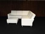 Designer Lounge set - Outdoor Leder Wit - Pescara, Tuin en Terras, Ophalen, Nieuw, Overige materialen, Loungeset