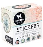 Studio light mooie stickers met vintage bloemen 100 pcs., Ophalen of Verzenden, Nieuw, Materiaal