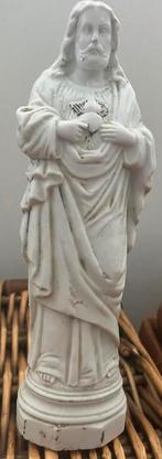 Onze Lieve Heer .. mooi antiek gesigneerd beeldje, Antiek en Kunst, Antiek | Religie, Ophalen of Verzenden