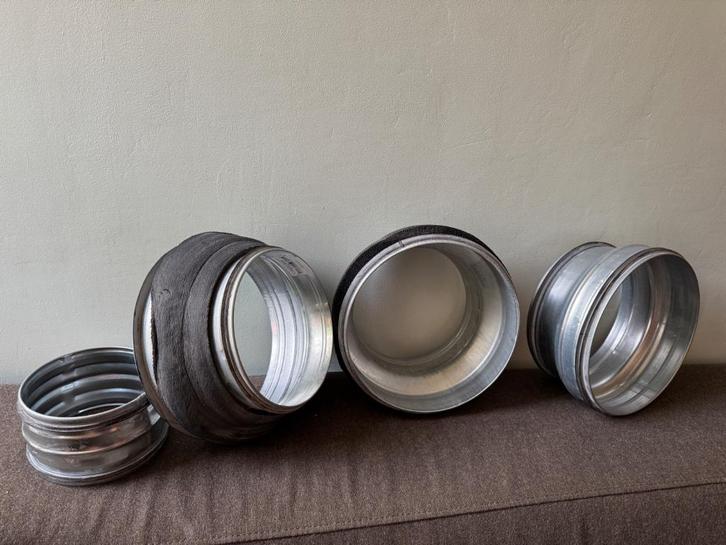 Ventilatie: verloopstuk, 3 stuks + leidingdoorvoermanchet, Doe-het-zelf en Verbouw, Ventilatie en Afzuiging, Nieuw, Ventilator
