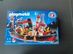 Playmobil 5206 - Stoomboot Sinterklaas en Piet, doos besc, Ophalen of Verzenden, Nieuw