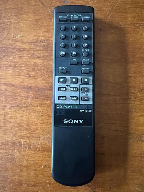 Sony RM-D420 afstandsbediening (origineel), Audio, Tv en Foto, Afstandsbedieningen, Zo goed als nieuw, Ophalen of Verzenden