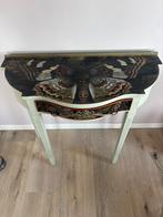 Unieke sidetable met Vlinder Design, Antiek en Kunst, Ophalen