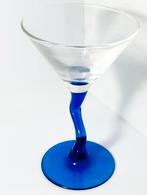 Mid-century zig zag martini glas, coctail glas, Ophalen of Verzenden