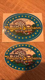 Oude stickers ponypark slagharen, Hobby en Vrije tijd, Ophalen of Verzenden, Zo goed als nieuw, Meerdere stickers