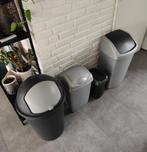 Diverse prullenbakken, Huis en Inrichting, Woonaccessoires | Prullenbakken, Ophalen, Kunststof, Gebruikt, Met pedaal