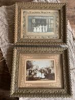 2 schitterende Franse vergulde fotolijsten, Ophalen of Verzenden, Zo goed als nieuw, Hout, Minder dan 50 cm