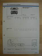 DAF FMD 2500 DHS Technische Specificatie Folder 1982 – 8x4, Boeken, Auto's | Folders en Tijdschriften, Overige merken, Zo goed als nieuw