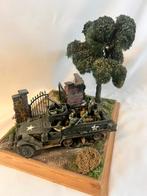 WW2 Diorama 1:35 Handgemaakt, Hobby en Vrije tijd, Modelbouw | Figuren en Diorama's, Ophalen of Verzenden, Gebruikt, 1:35 tot 1:50