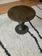 Houten bijzettafeltje, Ophalen, Zo goed als nieuw, Rond, Minder dan 50 cm