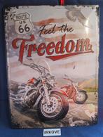 BROCANT MOTOR ROUTE 66 BORD * Metaal *, Verzenden