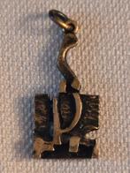 Mooie hanger, brons, design Norma Laine, Finland, gesigneerd, Overige materialen, Overige voorstellingen, Bruin, Ophalen of Verzenden