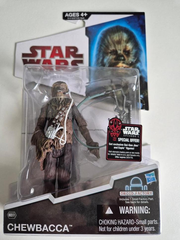 Star Wars TLC Red BD31 Chewbacca Millenium Falcon Co-Pilot, Verzamelen, Star Wars, Nieuw, Actiefiguurtje, Ophalen of Verzenden
