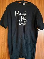 Zwart T-shirt met 'Maak Me Gek!' Opdruk - Stedman, Stedman, Maat 52/54 (L), Zwart, Nieuw