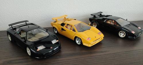 Lamborghini en Bugatti Schaal Modellen, Hobby en Vrije tijd, Modelauto's | 1:18, Zo goed als nieuw, Auto, Bburago, Ophalen