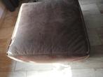 Te koop Hocker bruin, Huis en Inrichting, Banken | Voetenbanken en Poefen, Gebruikt, 50 tot 75 cm, Ophalen, Stof
