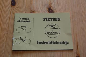 Sparta instruktieboekje fietsen beschikbaar voor biedingen