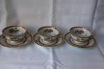 Vintage Bernardaud & Co Limoges Pak Hoi koffie set van 3, Antiek en Kunst, Ophalen of Verzenden