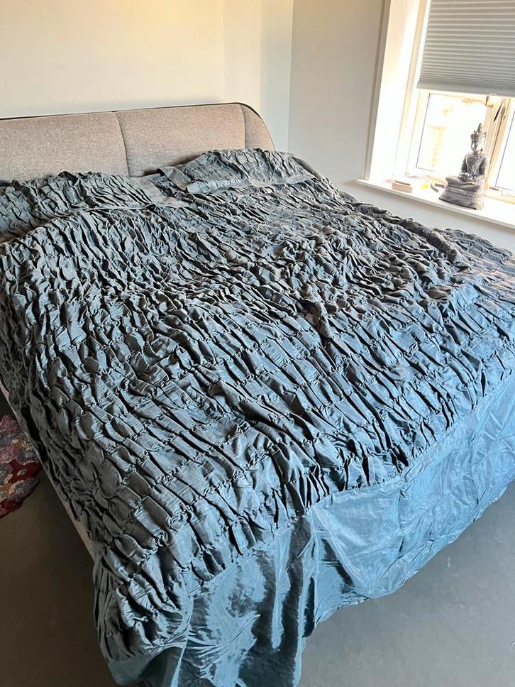 Prachtig Groen/grijs Dekbedovertrek van  Yellow Supreme, Huis en Inrichting, Slaapkamer | Beddengoed, Zo goed als nieuw, Dekbedovertrek