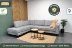 Moderne Hoekbank Lichtgrijs Pocketvering [Refurbished], 250 tot 300 cm, -, -, Ophalen of Verzenden