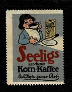 Duitse sluitzegel SEELIG's KORN-KAFFEE, Ophalen of Verzenden, Overige thema's