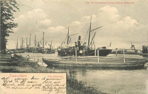 (388-130-025) Zaandam Houthaven, Verzamelen, Ansichtkaarten | Nederland, Noord-Holland, Verzenden