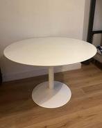 Ronde Eettafel wit - 110cm, Huis en Inrichting, Ophalen, Gebruikt, Overige materialen, 100 tot 150 cm