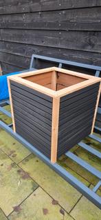 Houten plantenbak met rhombus design, Ophalen, Nieuw, Tuin, Rechthoekig