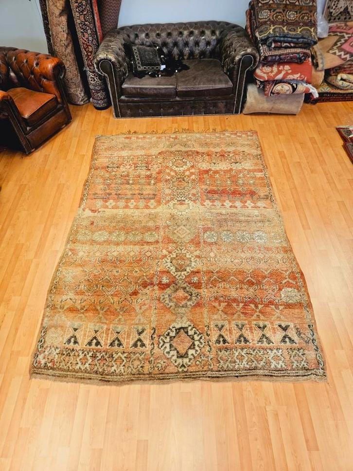 OPRUIMACTIE! Handgeknoopt Berber Tapijt. Prachtige kleuren!, Huis en Inrichting, Stoffering | Tapijten en Kleden, Zo goed als nieuw