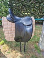 ZGAN: Dressuur zadel Albion SLK Euro 17" MW + custom blocks, Dieren en Toebehoren, Ophalen, Zo goed als nieuw, Dressuur