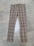 ZERRES design, bruin geruite broek, maat 40, Maat 38/40 (M), Bruin, Ophalen of Verzenden, Zo goed als nieuw