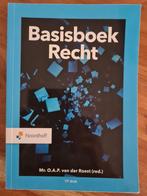 Basisboek Recht, Ophalen of Verzenden, Zo goed als nieuw, Overige niveaus, O.A.P. van der Roest