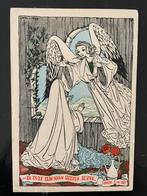 KAREL LINKS - zwevende engel met Maria - ansichtkaart, Verzamelen, Ansichtkaarten | Themakaarten, Ophalen of Verzenden, Gelopen