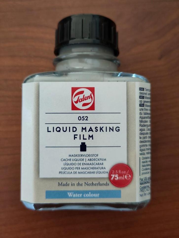 Talens maskeervloeistof grijs 75 ml, Hobby en Vrije tijd, Schilderen, Zo goed als nieuw, Ophalen of Verzenden