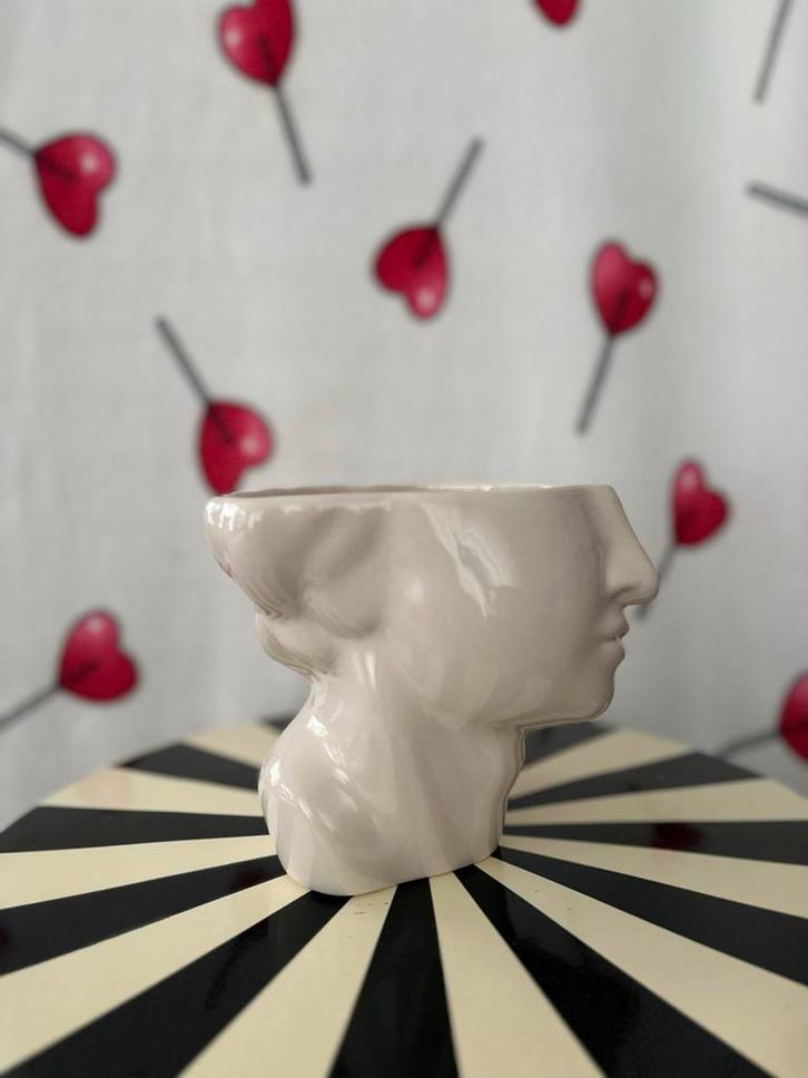 GRIEKS - Popart | Vaas | Deco | Art | Retro | Vintage, Huis en Inrichting, Woonaccessoires | Vazen, Nieuw, Wit, Minder dan 50 cm