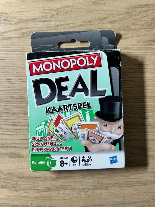 Monopoly Deal Kaartspel, Hobby en Vrije tijd, Gezelschapsspellen | Kaartspellen, Zo goed als nieuw, Ophalen of Verzenden
