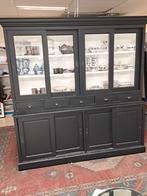 Zwarte  buffetkast.  met  gebruiksporen, Huis en Inrichting, Kasten | Buffetkasten, Ophalen, Gebruikt, 25 tot 50 cm, 200 cm of meer