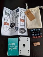 Nieuw reiseditie Keezen / ganzebord  / mens erger je niet, Hobby en Vrije tijd, Gezelschapsspellen | Bordspellen, Ophalen of Verzenden