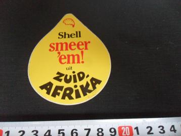 sticker shell smeer 'em! uit zuid-afrika beschikbaar voor biedingen