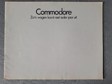 Brochure OPEL COMMODORE - 1972 NL beschikbaar voor biedingen