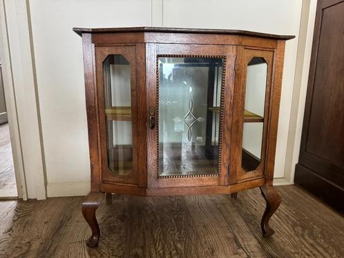 Antiek theekastje / vitrinekast art-deco, Antiek en Kunst, Antiek | Meubels | Kasten, Ophalen