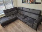 Mooie grijze hoekbank, Ophalen, 250 tot 300 cm, Gebruikt, 100 tot 125 cm