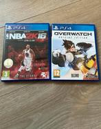 PlayStation 4 Overwatch & NBA 2K16, Spelcomputers en Games, Games | Sony PlayStation 4, Vanaf 3 jaar, Sport, Gebruikt, Ophalen of Verzenden