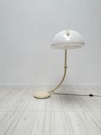 Vintage Elio Martinelli Luce Serpente Vloerlamp Design 60s, Huis en Inrichting, Lampen | Vloerlampen, 100 tot 150 cm, Metaal, Ophalen of Verzenden