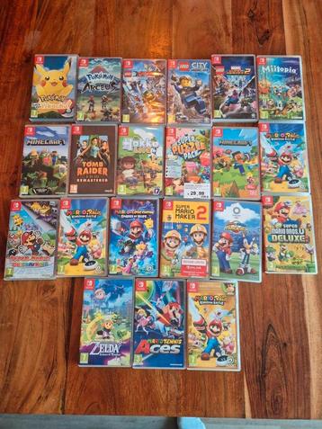 VERSCHILLENDE SWITCH GAMES TE KOOP  beschikbaar voor biedingen